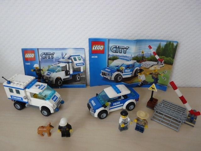 * Lego City: 4436 Grenspolitie, 7285 politiewagen met hond *, Kinderen en Baby's, Speelgoed | Duplo en Lego, Zo goed als nieuw