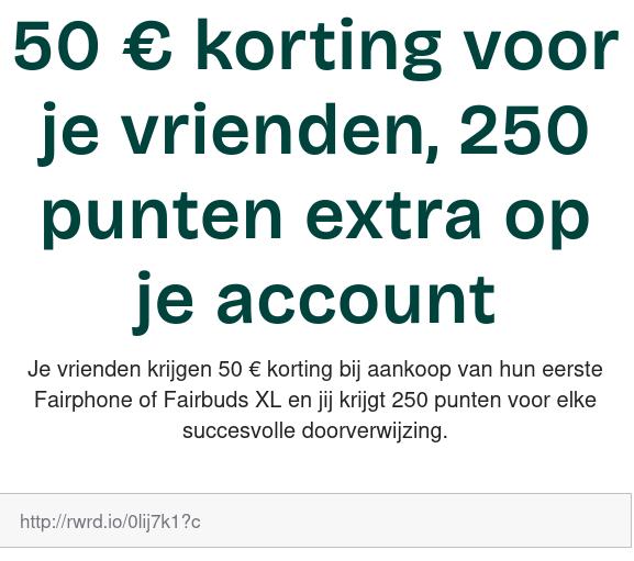 Fairphone kortingcode, Ophalen, Overige modellen, Nieuw, Zonder simlock