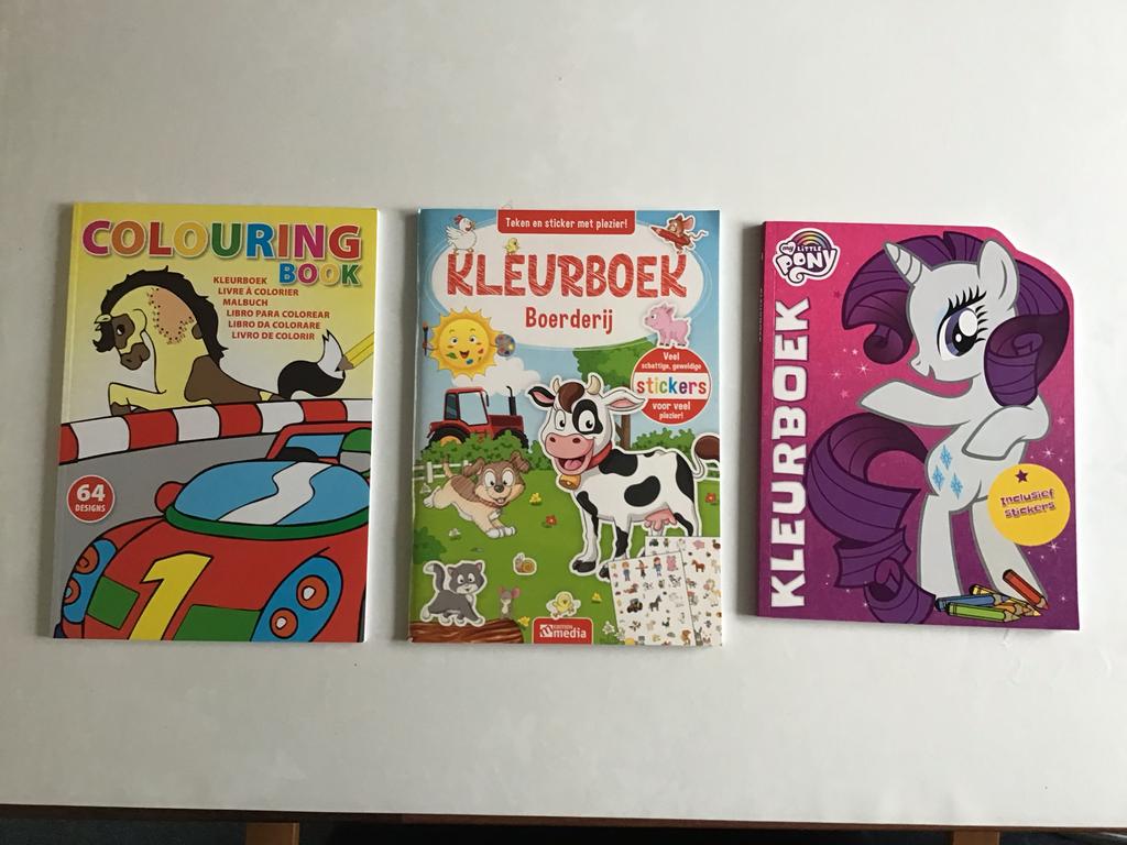 3 kleurboeken voor kinderen, Ophalen of Verzenden, Nieuw