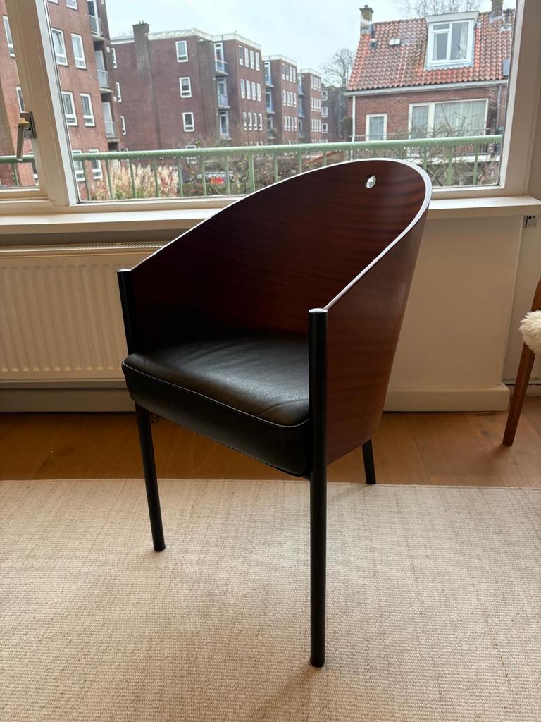 Costes stoel van Driade (mahonie), Huis en Inrichting, Ophalen, Bruin, Zo goed als nieuw, Eén