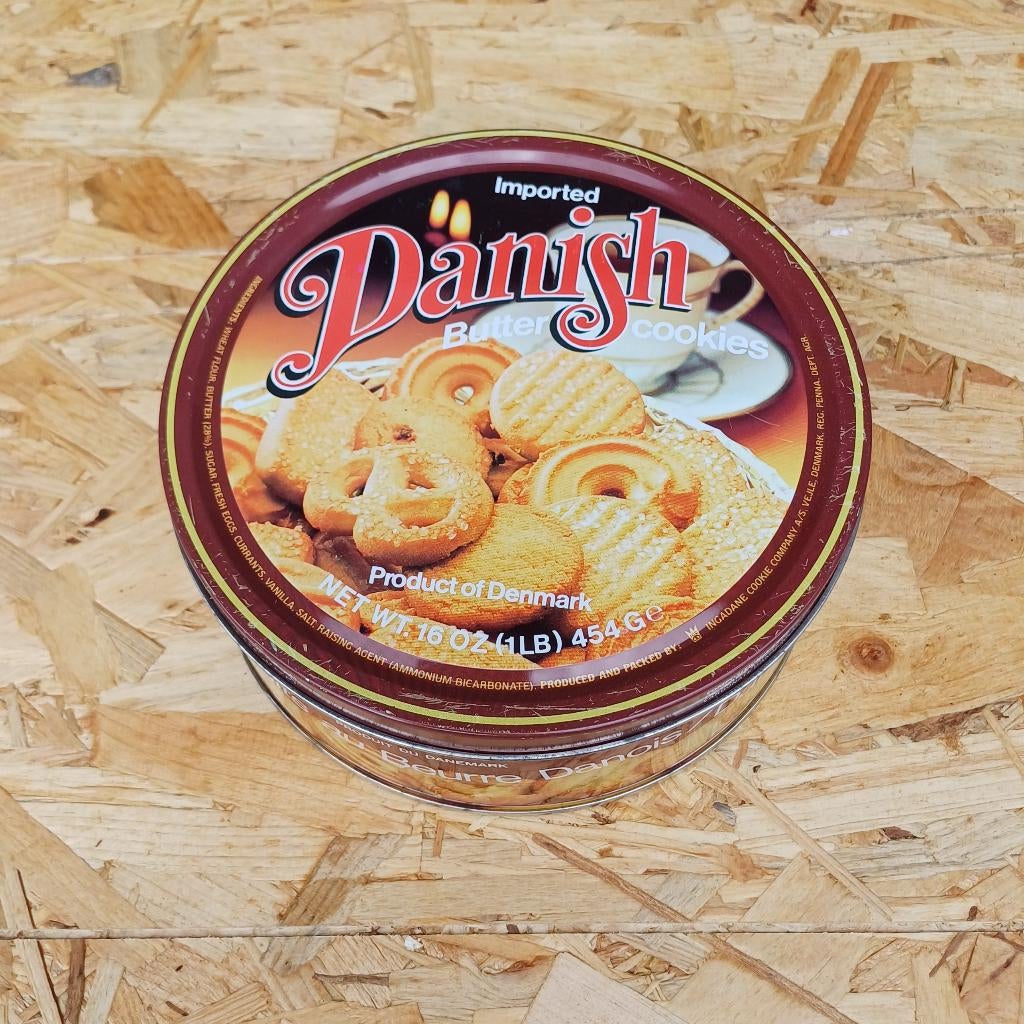 Danish butter cookies blik, Verzamelen, Blikken, Ophalen of Verzenden, Gebruikt, Koek(jes), Overige merken