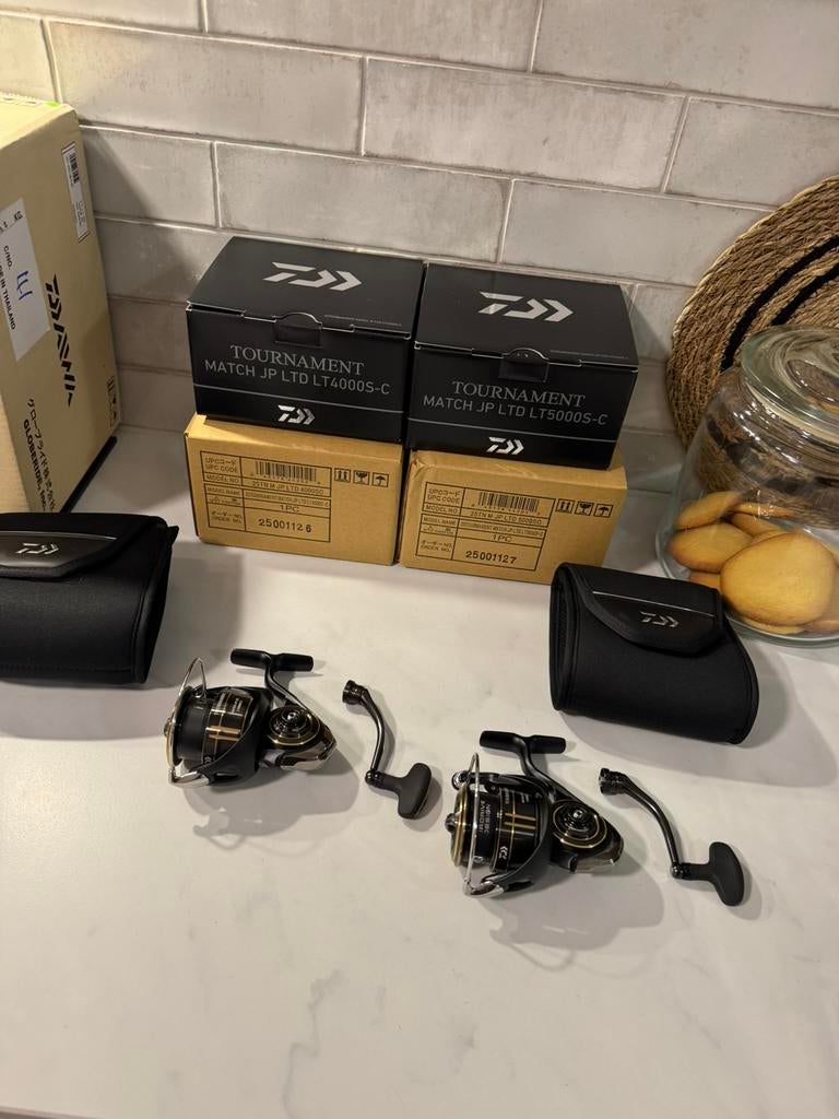 nieuwe daiwa tournament jp ltd 4000 en 5000 molens !, Watersport en Boten, Hengelsport | Witvissen, Ophalen of Verzenden, Nieuw