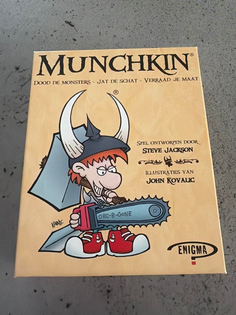 Munchkin kaartspel, Hobby en Vrije tijd, Gezelschapsspellen | Kaartspellen, Zo goed als nieuw, Drie of vier spelers, Ophalen of Verzenden