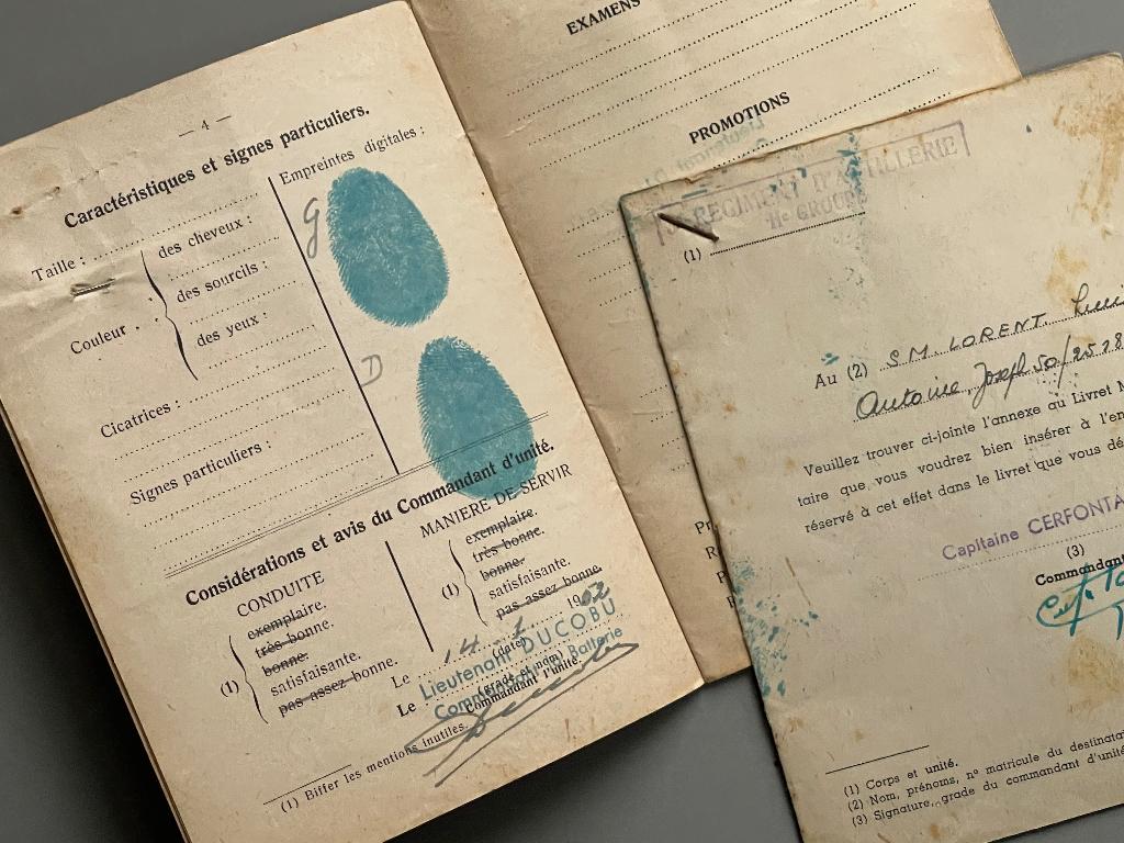 Militair zakboekje (Livret Militaire) België, Verzamelen, Militaria | Algemeen, Ophalen of Verzenden, Landmacht, Overige gebieden