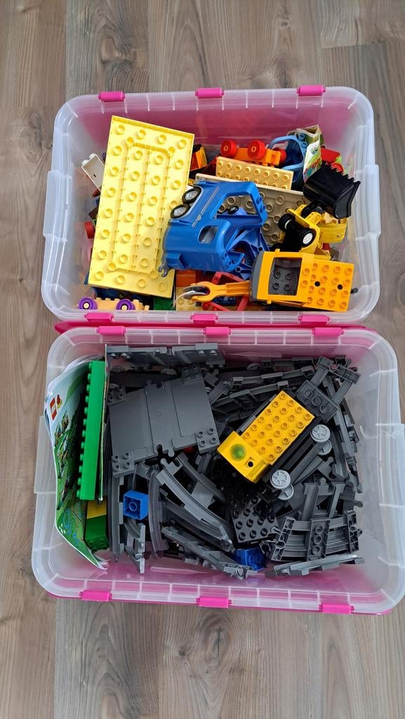Grote partij duplo, trein rails, Kinderen en Baby's, Speelgoed | Duplo en Lego, Ophalen, Gebruikt, Duplo