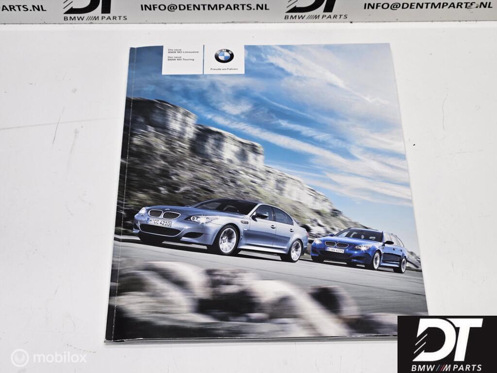 Folder BMW M5 E60 M5 E61 prijslijst indivudual, Gebruikt, Ophalen of Verzenden, BMW, BMW