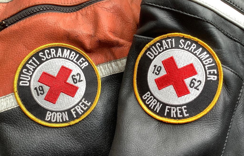 Ducati Scrambler embleem / patch 85 mm, Ophalen of Verzenden, Nieuw