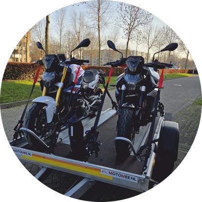 motoraanhanger - motortrailer te huur, Ophalen, Zo goed als nieuw