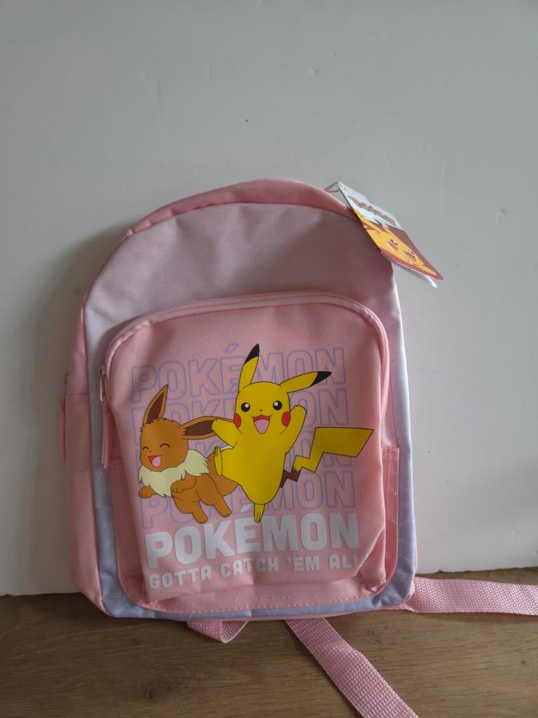 Rugzak - Pokémon - Pikachu & Eevie - 30x26 cm, Sieraden, Tassen en Uiterlijk, Ophalen of Verzenden, Nieuw, Rugtas