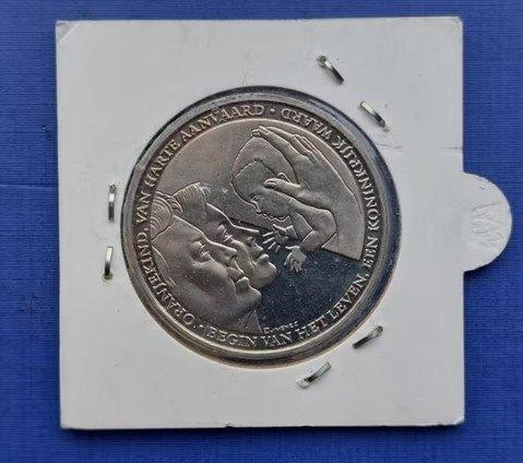 Munten NL 2003 Geboortepenning Amalia 16-01, Verzenden, Koningin Beatrix, Overige waardes, Losse munt