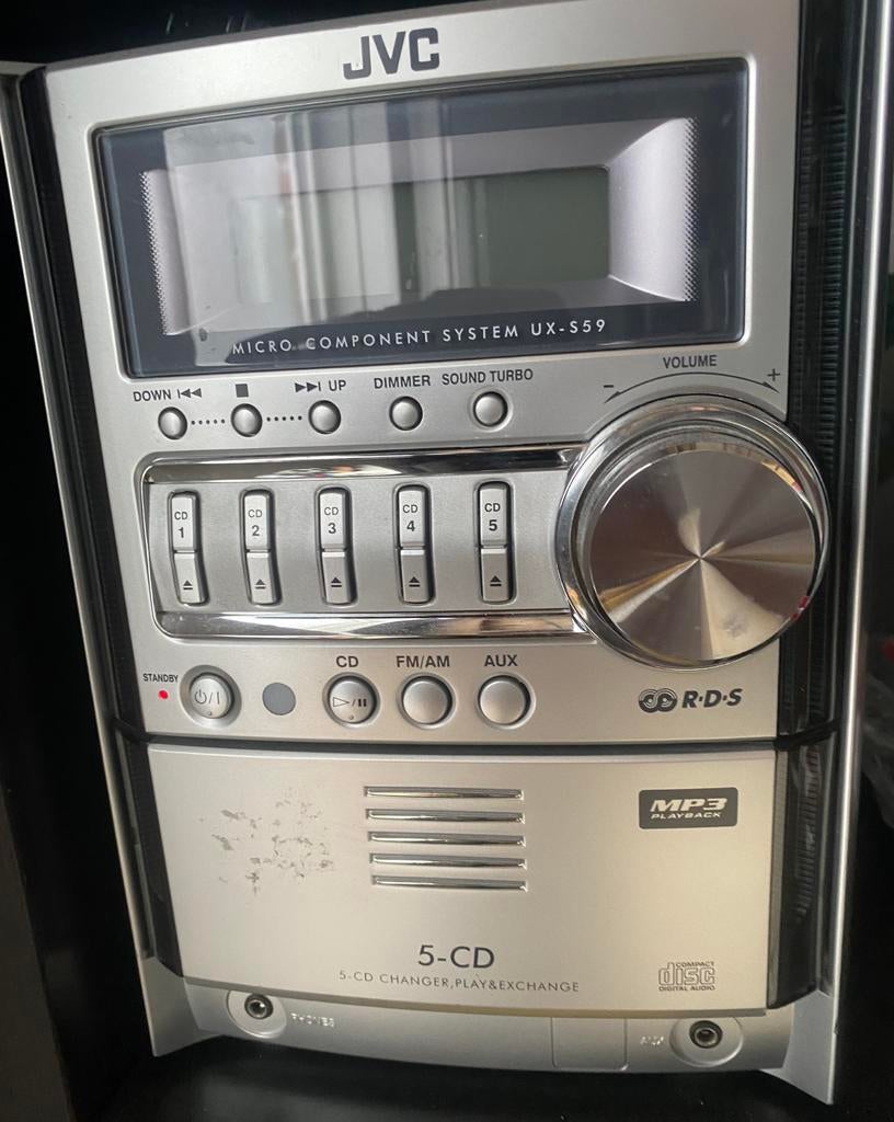 Jvc microset met cd wisselaar ux 559, Audio, Tv en Foto, Radio's, Ophalen of Verzenden, Zo goed als nieuw