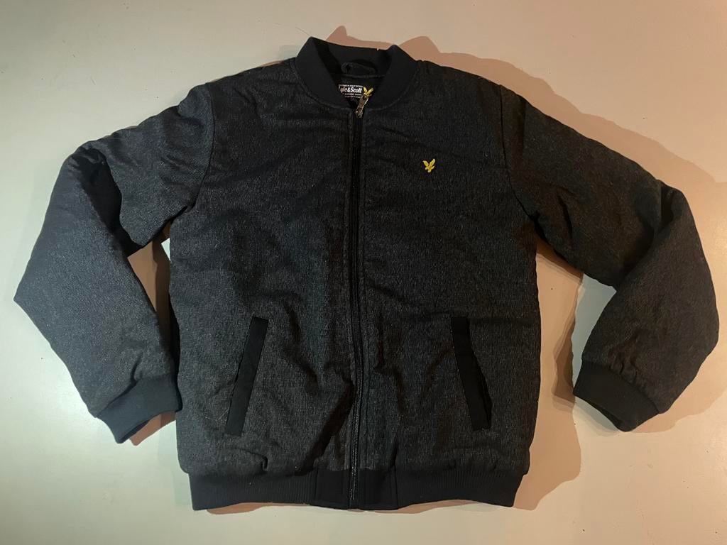 Lyle & Scott junior maat 164 14/15jr bomberjack gevoerd, Ophalen of Verzenden, Zo goed als nieuw, Jongen, Jas