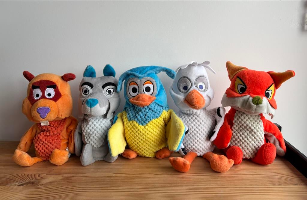 Fabeltjeskrant Handpoppen Set - 5 stuks, Ophalen of Verzenden, Zo goed als nieuw, Overige typen