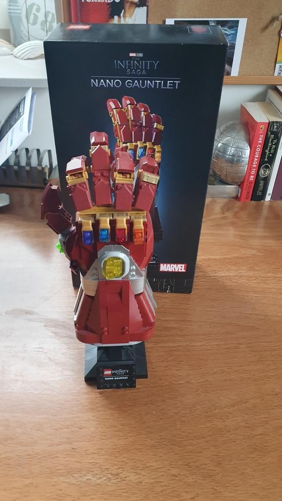 LEGO Marvel Infinity Gauntlet 76223 - Compleet met doos, Ophalen of Verzenden, Zo goed als nieuw, Complete set, Lego