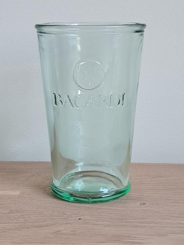 6 Bacardi Glazen Groen Glas, Ophalen of Verzenden, Nieuw