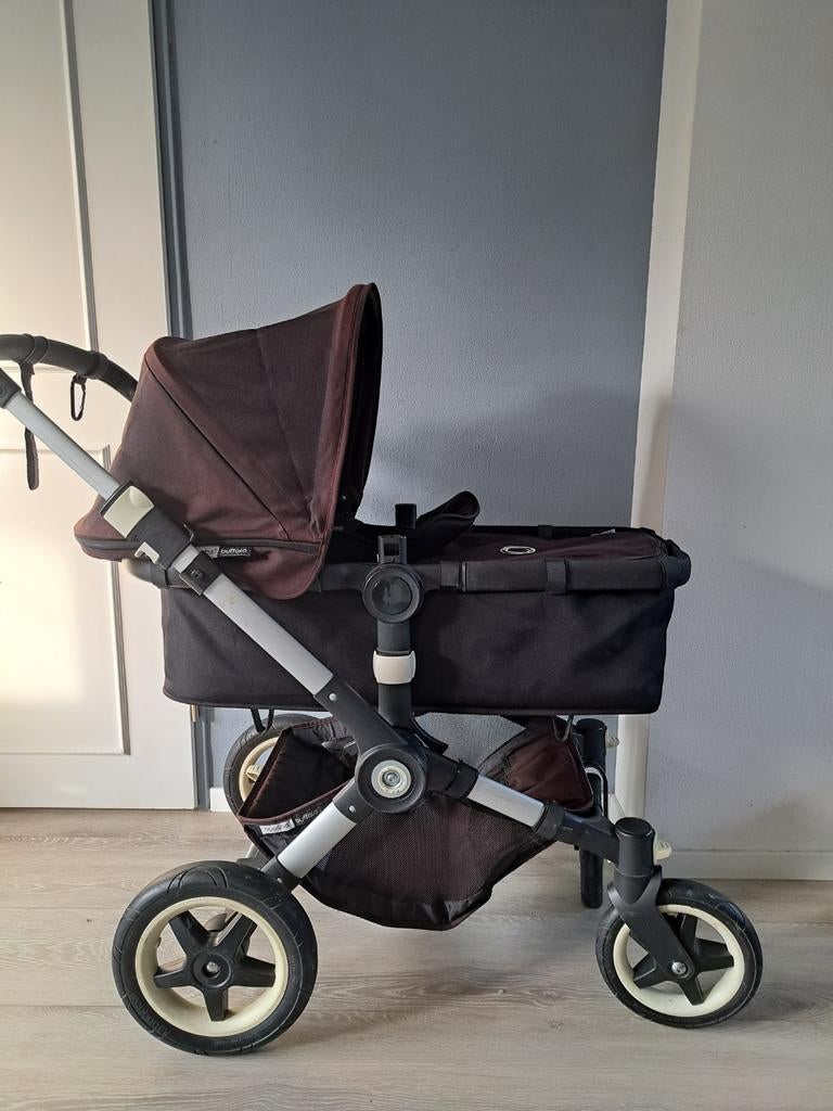 Bugaboo Buffalo kinderwagen + Viktor & Rolf trappelzak, Kinderen en Baby's, Kinderwagens en Combinaties, Ophalen, Gebruikt, Verstelbare duwstang