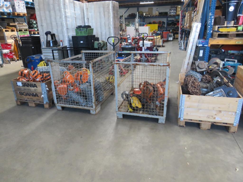 kettingtakel kettingtakels takel takels diverse modellen, Gebruikt, Zandhaarweg, Kettingtakel, Handmatig