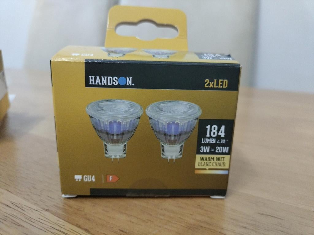 GU4 X4 LAMPJES, Led-lamp, Minder dan 30 watt, Nieuw, Overige fittingen