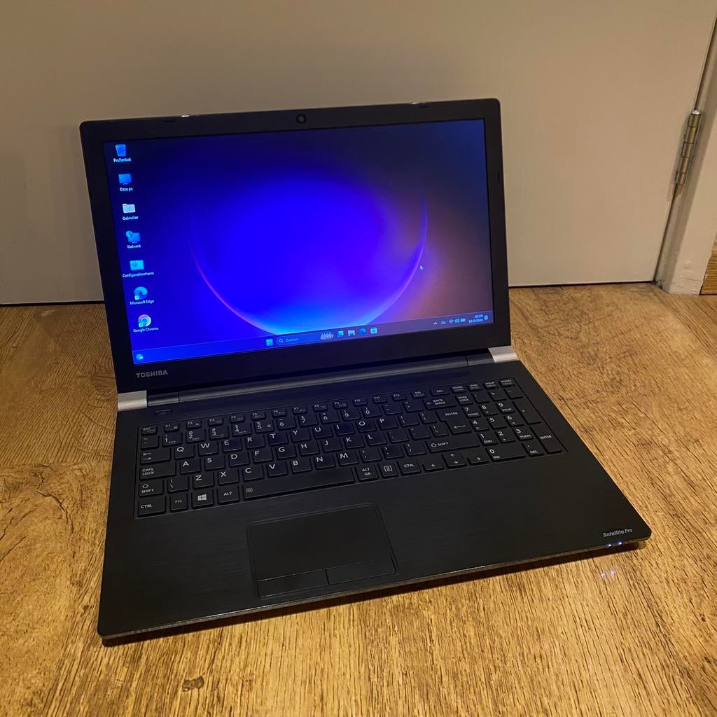 Toshiba Satelite Pro met windows 11, Computers en Software, Windows Laptops, 128GB, Met videokaart, 2 tot 3 Ghz, 8 GB