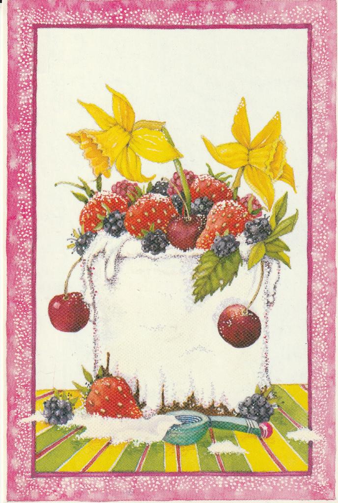 Kaart met illustratie van Jeska Verstegen 1997, Verzenden, 1980 tot heden, Gelopen, Overige thema's