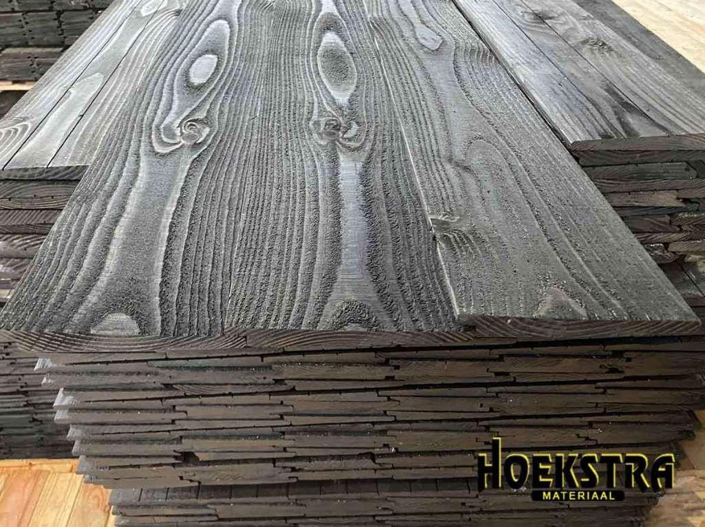 Goedkoopste van NL!  | Douglas Zweeds Rabat Zwart, Minder dan 25 mm, Nieuw, Plank, 300 cm of meer