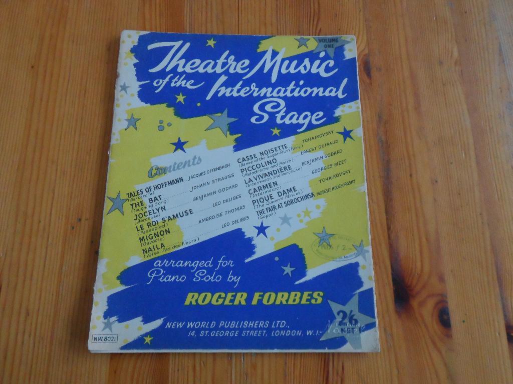 Theatre music of the international stage - roger forbes, Gebruikt, Ophalen of Verzenden, Artiest of Componist, Piano