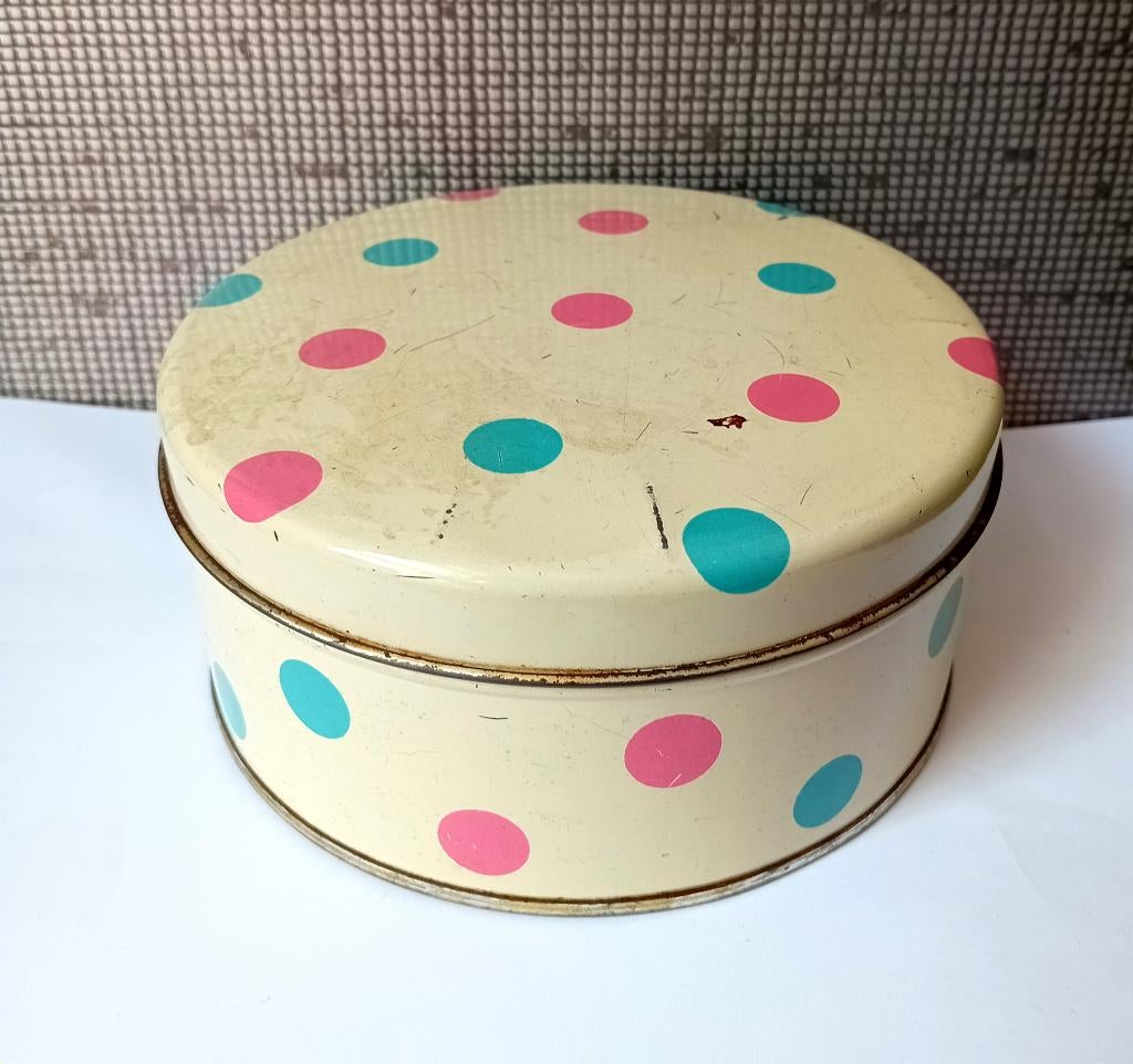 vintage koekblik, Verzamelen, Blikken, Ophalen of Verzenden, Gebruikt, Overige