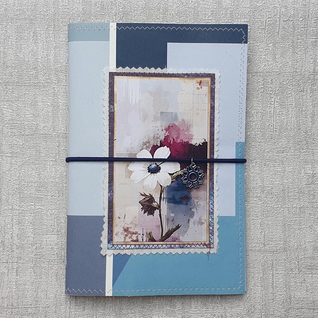 Art Journal 'Winter Blues' (01), Ophalen of Verzenden