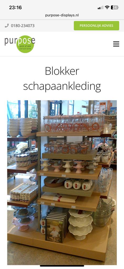 Schapaankleding Blokker gezocht!, Ophalen