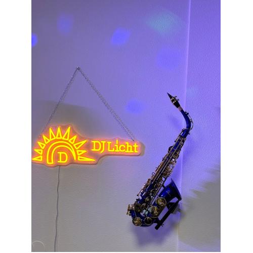 DIMAVERY SP-30 Eb Alto Saxophone, blue Altsaxofoon, ., Saxofoon, Nieuw, Ophalen of Verzenden