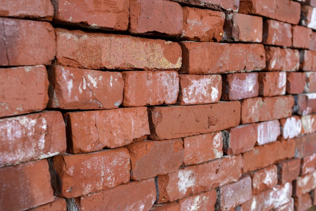 Oude Gronings rode gladde vormbak steen 20.5 x 5 350M2, Ophalen of Verzenden, Gebruikt, Bakstenen