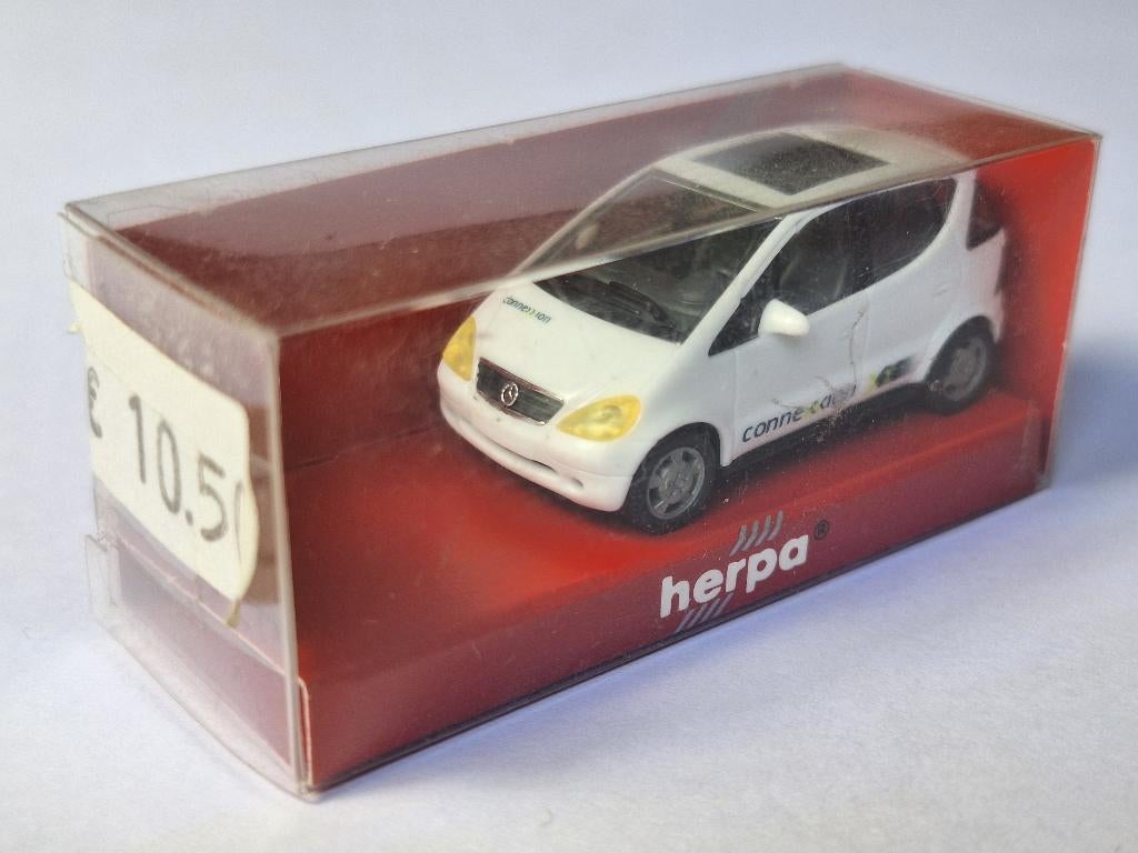 Herpa Mercedes A klasse 168 1600 Connexxion, Hobby en Vrije tijd, Ophalen of Verzenden, Zo goed als nieuw, Auto, Herpa