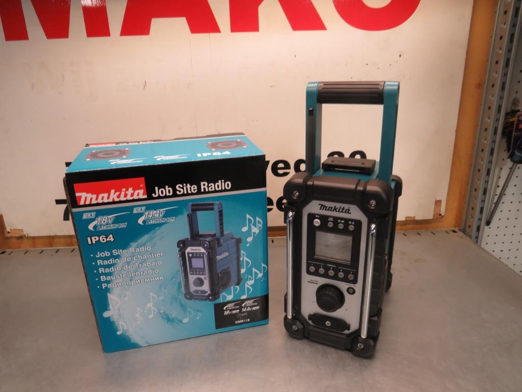 Makita DMR116 Bouwradio FM/AM Radio, Doe-het-zelf en Verbouw, Gereedschap | Handgereedschap, Nieuw, Ophalen of Verzenden