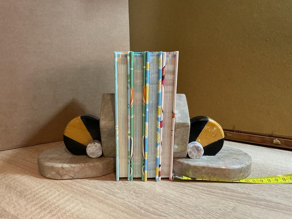 Marmeren boekensteunen, vintage, Ophalen of Verzenden, Overige materialen