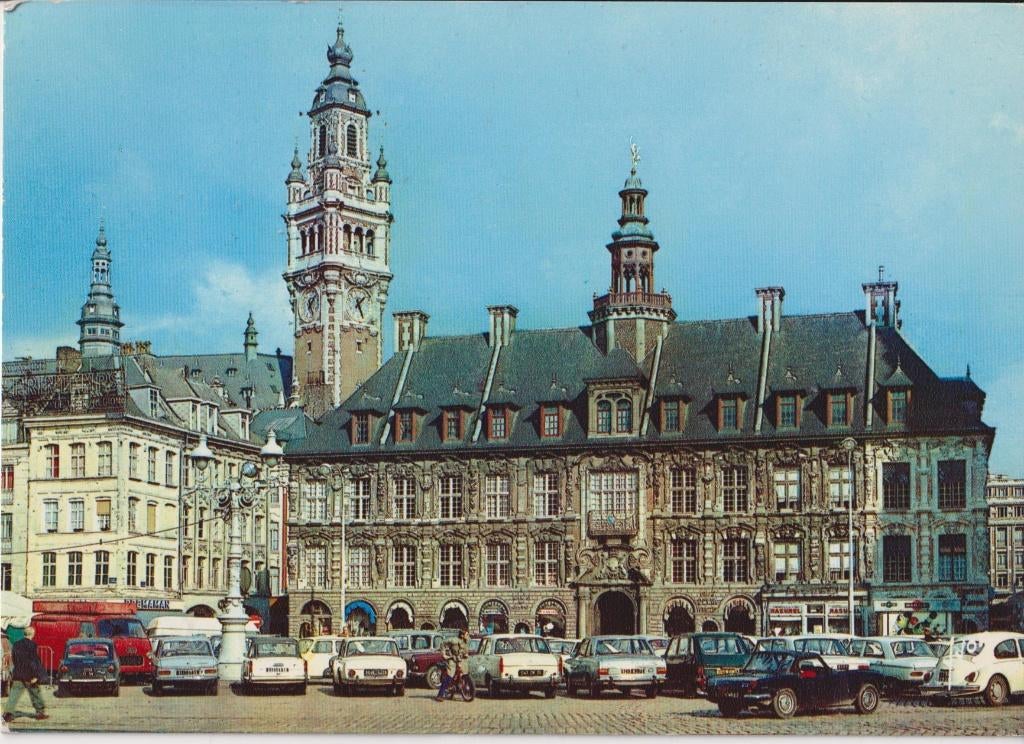 Frankrijk, Lille met auto's, Triumph Spitfire Mk3, Ophalen of Verzenden, 1960 tot 1980, Gelopen, Frankrijk
