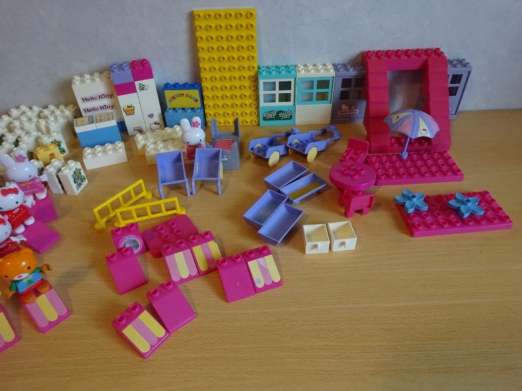 ( nr. 254 )  Hello Kitty   duplo, Ophalen of Verzenden, Zo goed als nieuw, Duplo