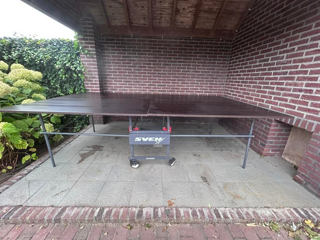 Tafeltennis, pingpongtafel, Sport en Fitness, Tafeltennis, Ophalen, Zo goed als nieuw