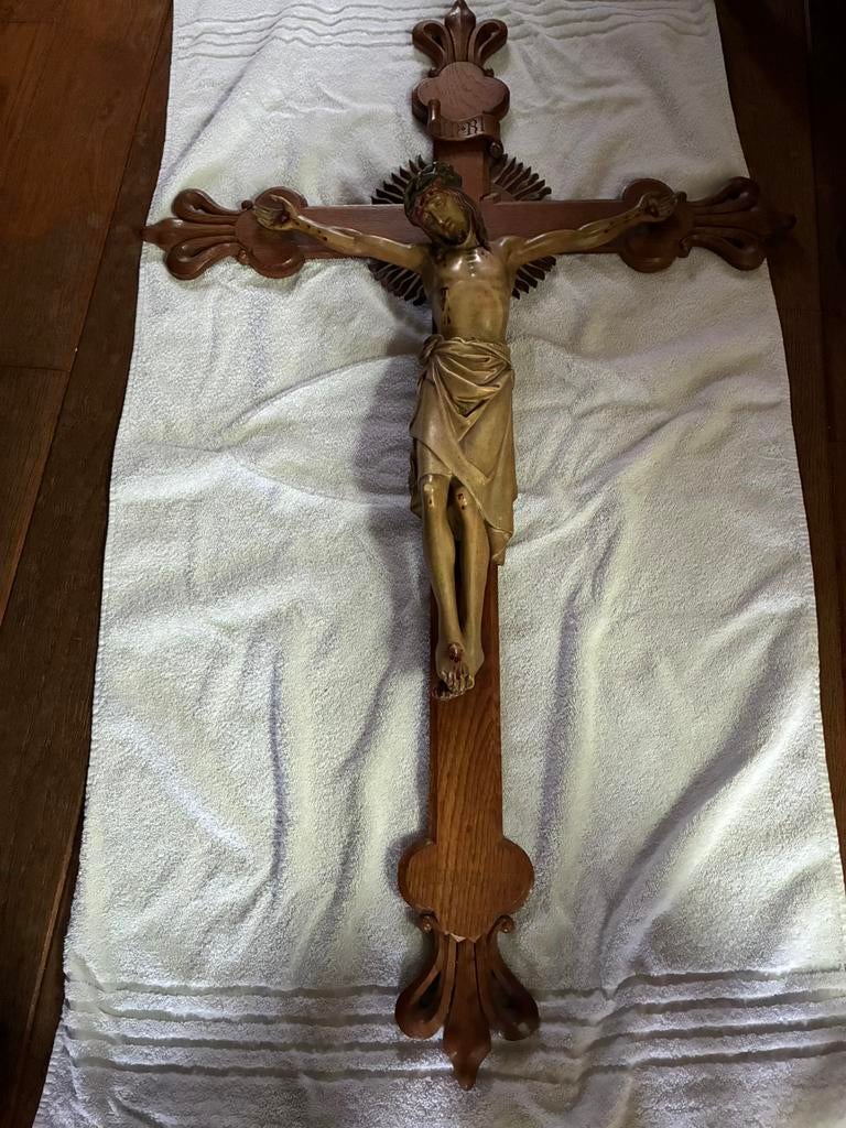 Te koop kruis Jesus Christus, Ophalen, Gebruikt, Overige typen, Christendom | Katholiek