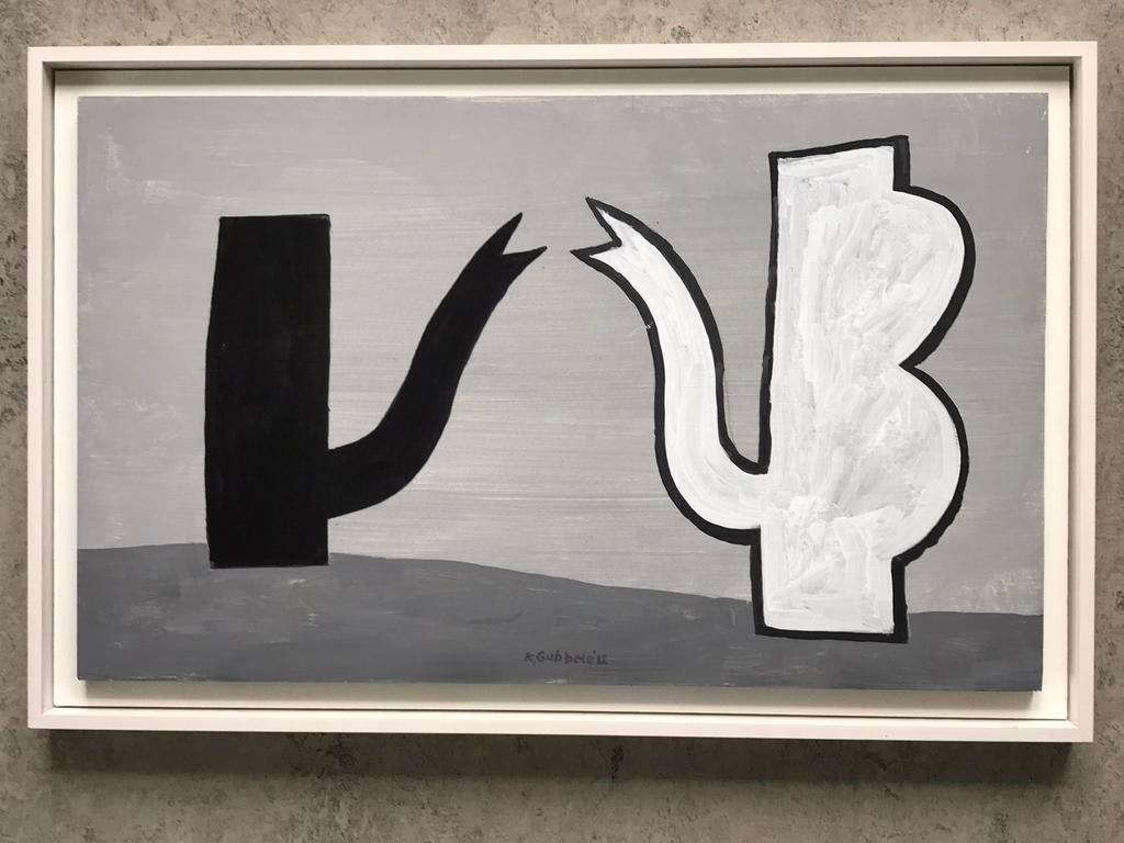 Klaas Gubbels, beschilderd hout, paneel, Ophalen