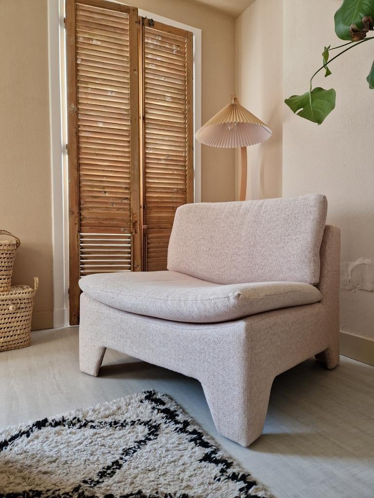 HKliving Retro Lounge Fauteuil, Ophalen, HKliving, 75 tot 100 cm, Zo goed als nieuw