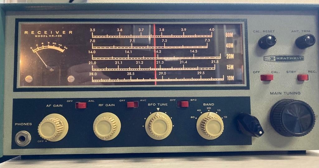Heathkit HR-10B Amateur Band Receiver € 100,00, Telecommunicatie, Zenders en Ontvangers, Ophalen of Verzenden, Gebruikt, Ontvanger