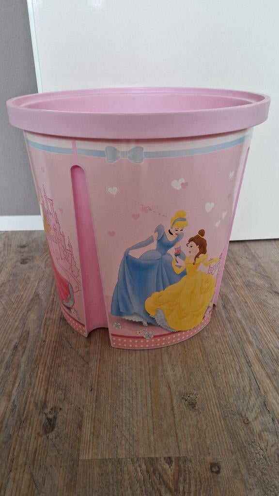 Curver Roze prinsessen opbergton zonder deksel, Ophalen, Gebruikt, Overige typen