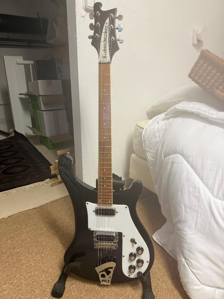 Rickenbacker  model 480 made in USA 1973-1984 Jetglo, Ophalen, Gebruikt, Solid body, Overige merken