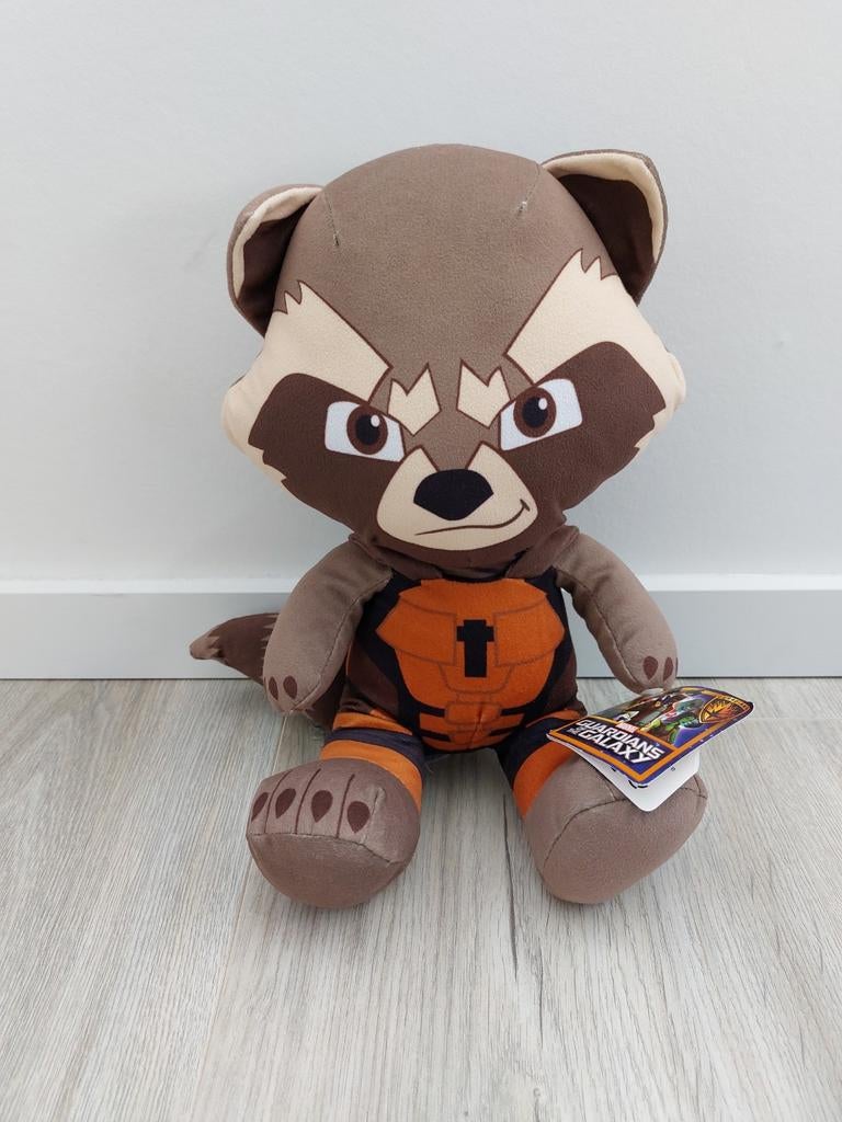 Nieuw! Knuffel Marvel guardians Galaxy rocket racoon K8899, Ophalen of Verzenden, Zo goed als nieuw, Overige typen