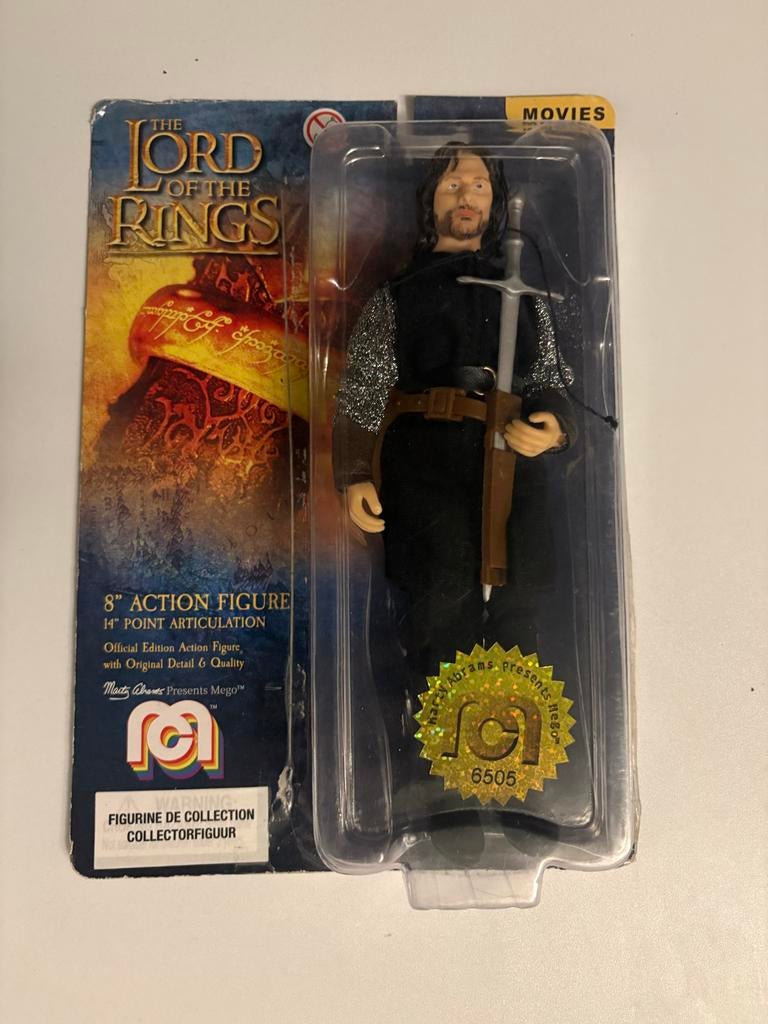 Lord of the Rings Mego Aragorn Retro Figuur, Ophalen of Verzenden, Nieuw