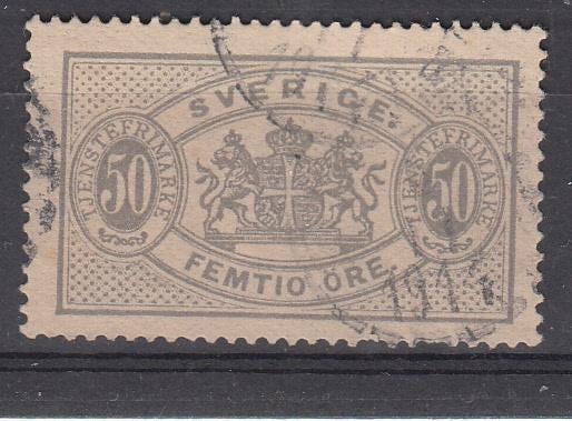 Zweden  Dienstzegel 50 Ö Uitgave 1874, Verzenden, Zweden