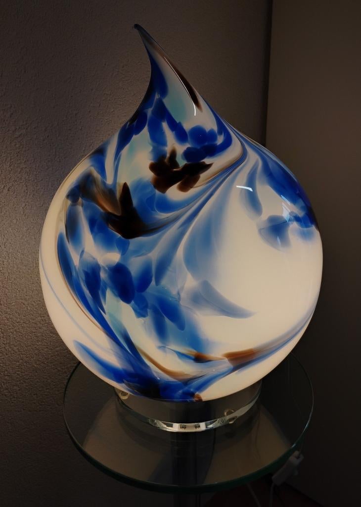 Verlichting - Puntkogel van Glas - Bodenmais - Wit/Blauw, Ophalen