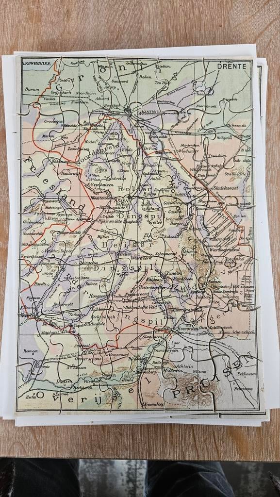 11 kaarten van provincies in Nederland begin 20ste eeuw, Ophalen of Verzenden