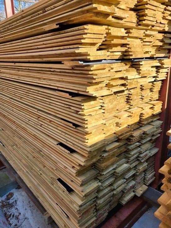 Rabat 19x127mm vuren geïmpregneerd 210 en 330cm aanbieding, Doe-het-zelf en Verbouw, Hout en Planken, Nieuw, Plank, Vuren, 300 cm of meer