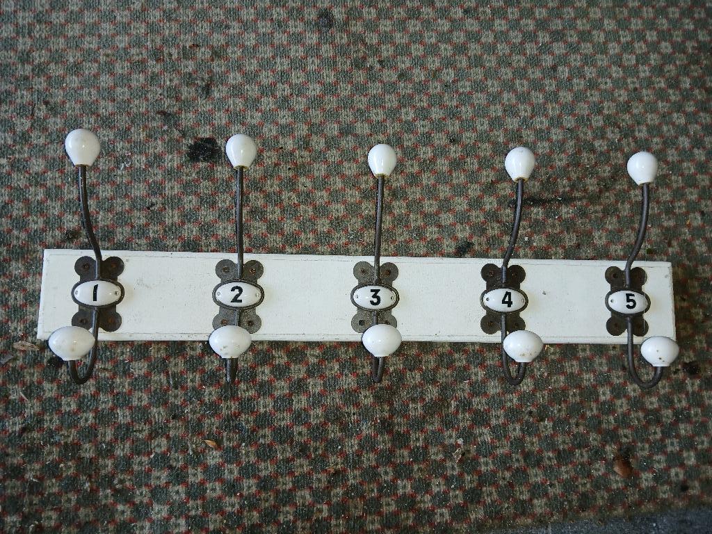 Antieke kapstok, Wandkapstok, Gebruikt, Ophalen of Verzenden, Minder dan 100 cm